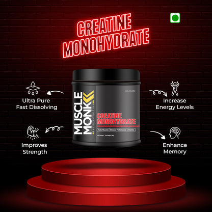 Creatine Monohydrate - 300 Gram (99 Servings)(Unflavored)