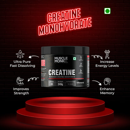 Creatine Monohydrate - 249 Gram (83 Servings)(Unflavored)
