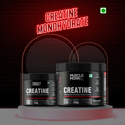 Creatine Monohydrate - 249 Gram (83 Servings)(Unflavored)